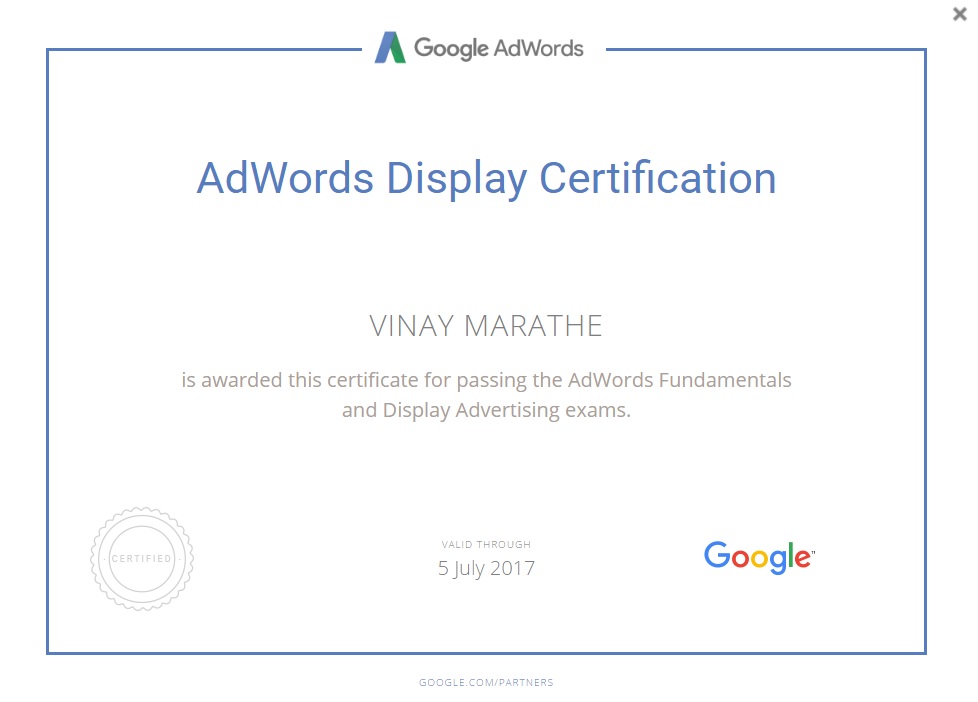AdWords-Display-Certification